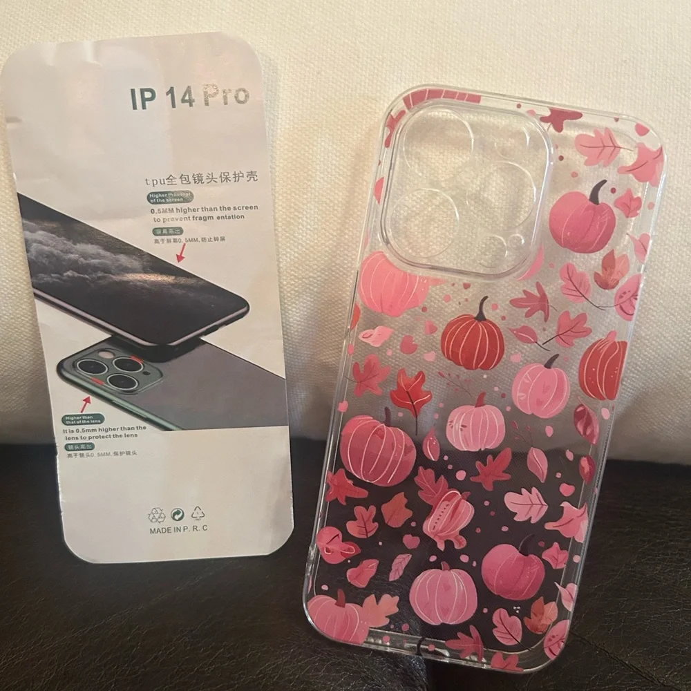 Premium Tempered Glass Screen Protector &2-Festive Phone Cases for iPhone 14 Pro